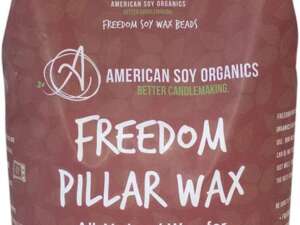 American Soy Organics- 5 lb of Freedom Soy Wax Beads for Candle Making –  Microwavable Soy Wax